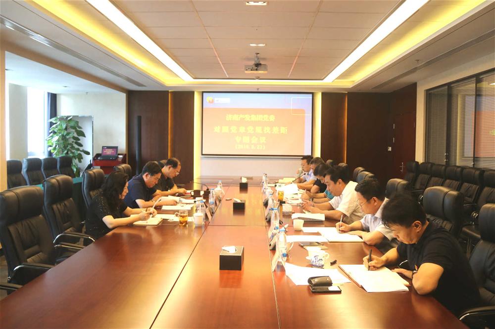 sunbet申搏党委召开对照党章党规找差距专题会议