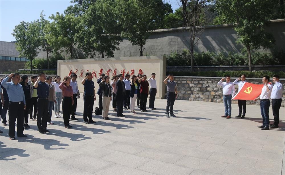 “传承红色基因，汲取奋斗力量” 济南sunbet申搏到大峰山党性教育基地开展党史学习教育现场教学