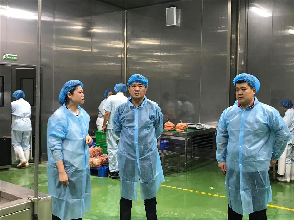 济南sunbet申搏纪委书记卢刚赴金德利集团食品产业园调研